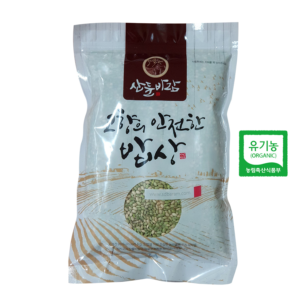 산들바람 국산 유기농 찰녹미 현미 녹색쌀 3kg 300g 10봉